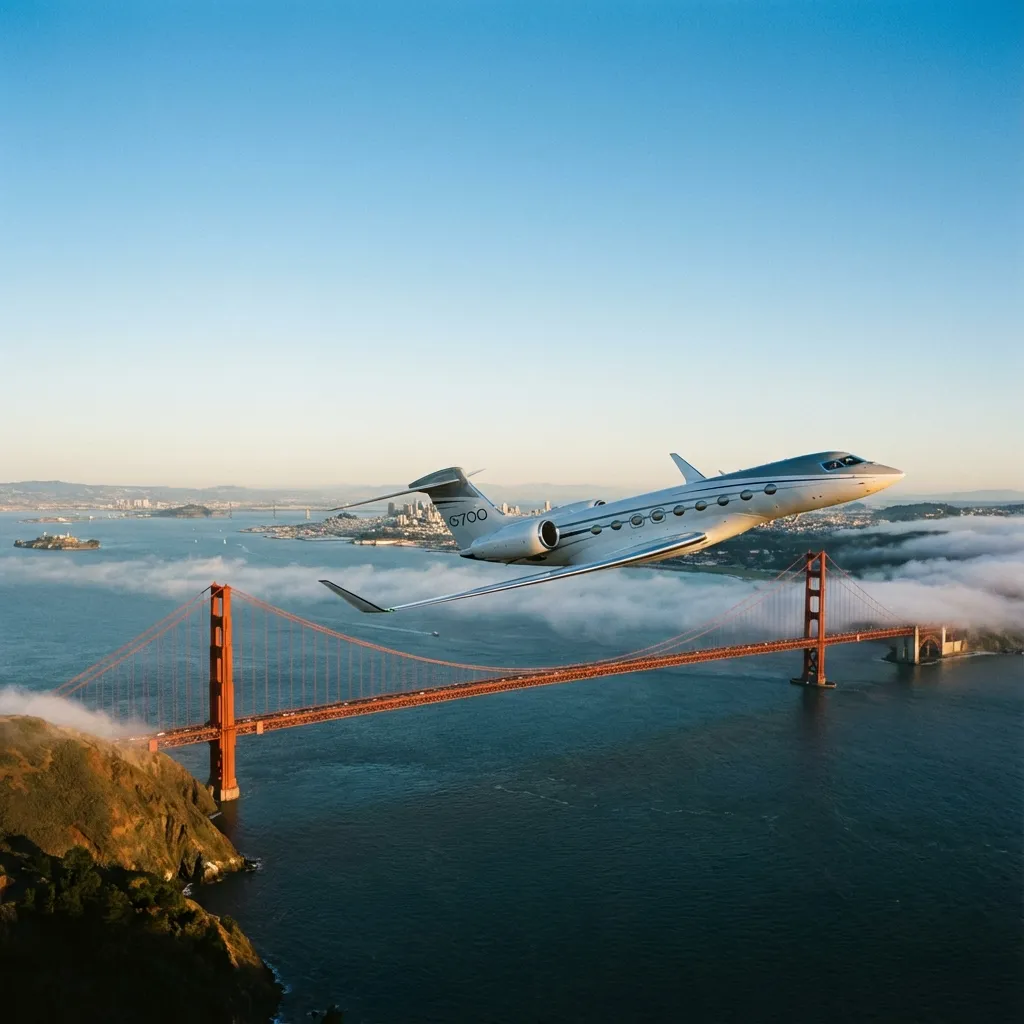 Private Jet Charter to San Francisco