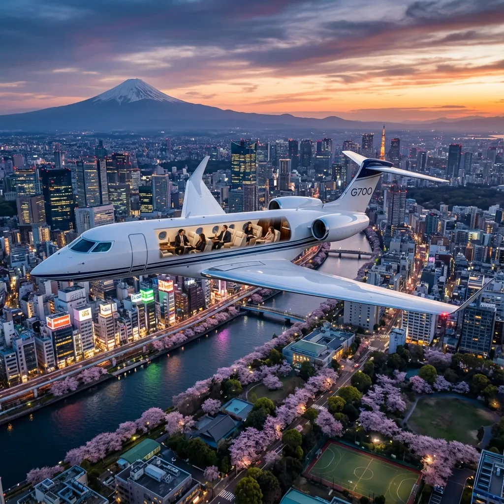 Private Jet Charter to Tokyo, Japan